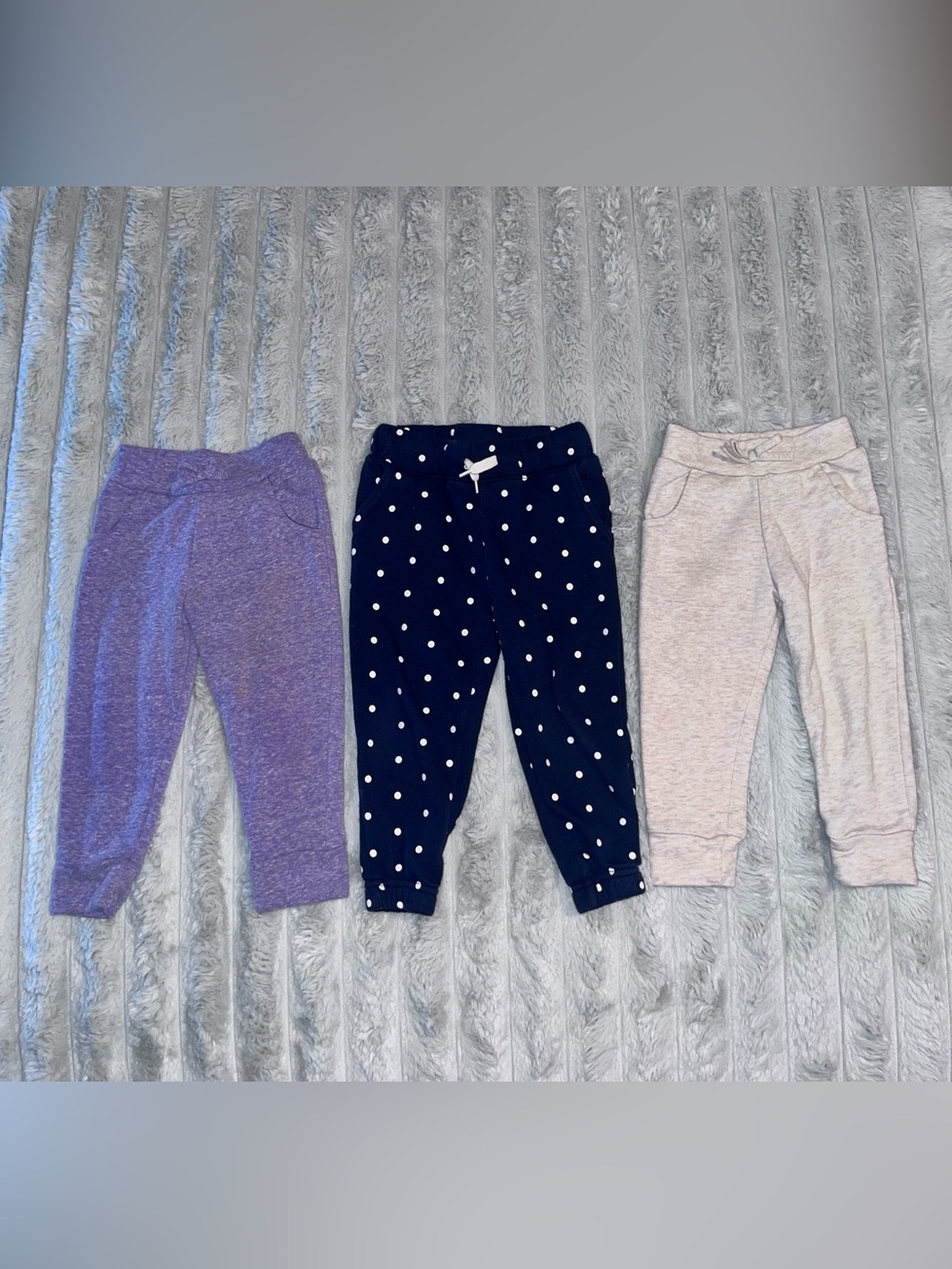 Set of 3 Toddler Girls Jogger Sweats 2T